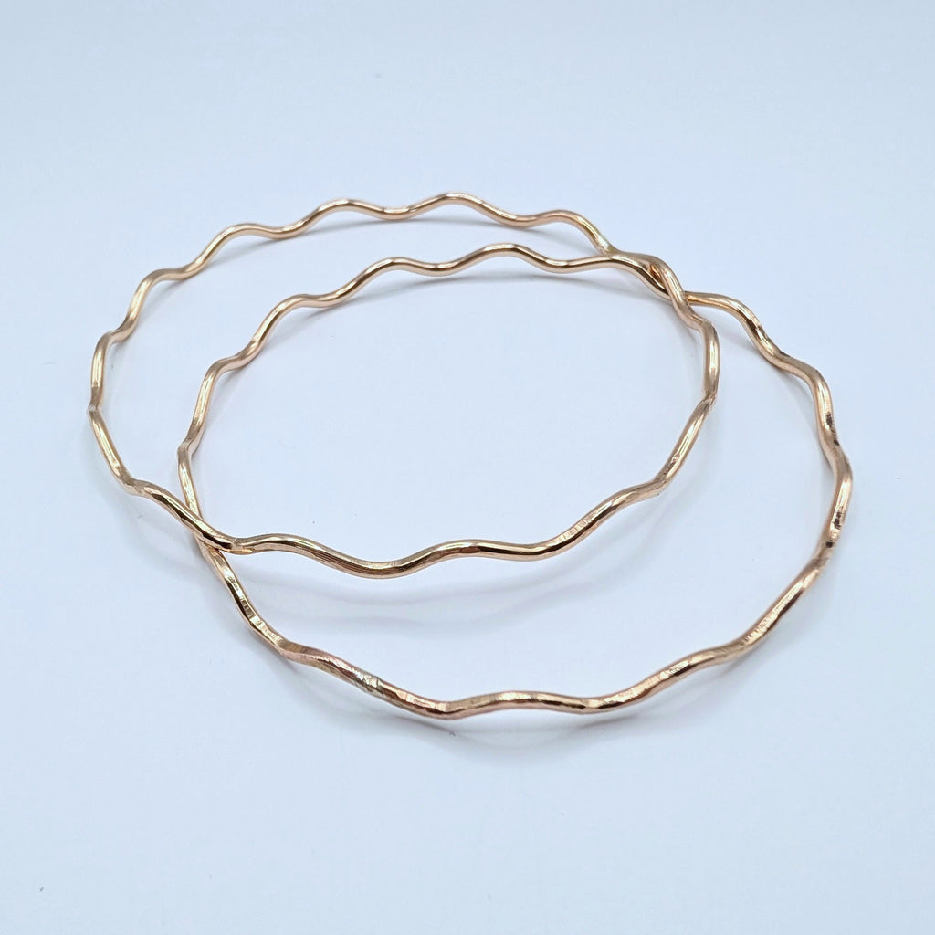 Classic Hammered Stacker Bangle