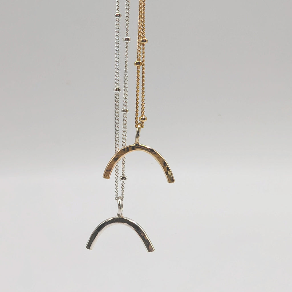 Balance Arc Pendant Necklace