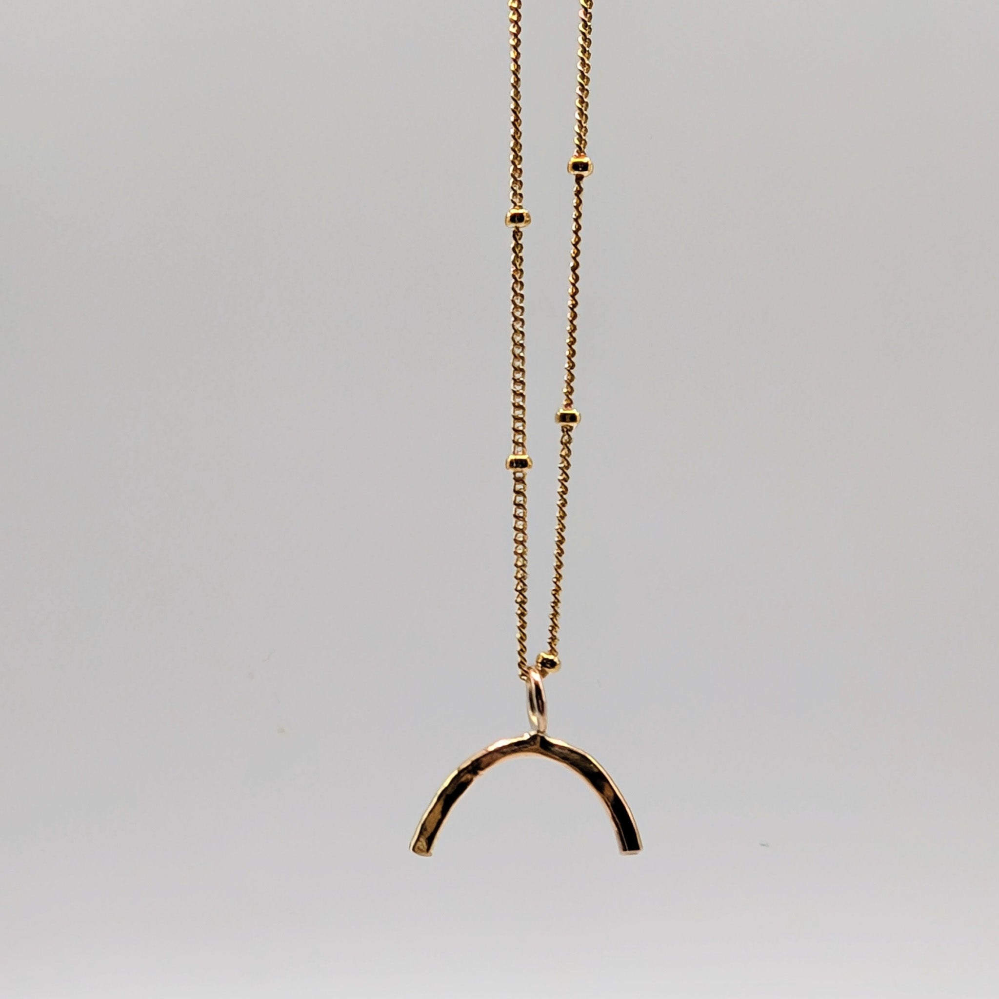 Balance Arc Pendant Necklace