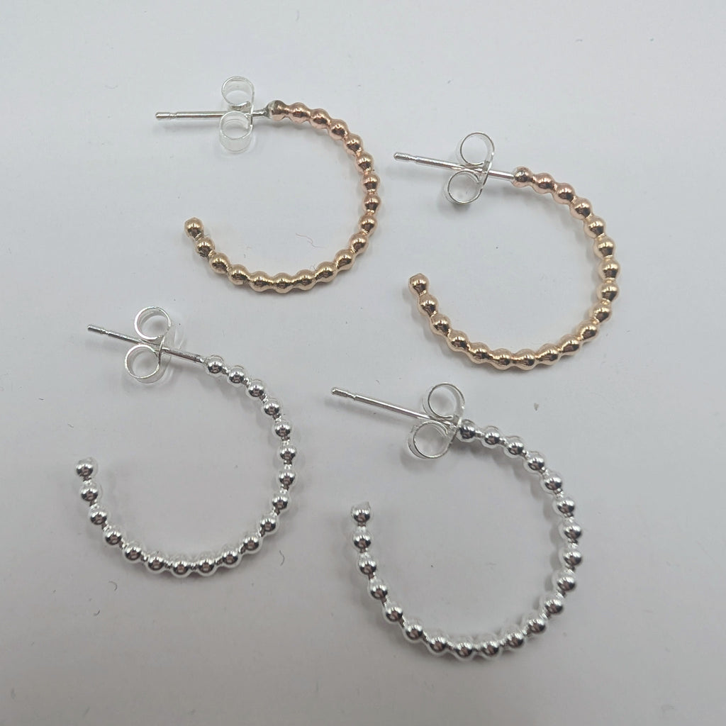 Beaded Hoop Earrings