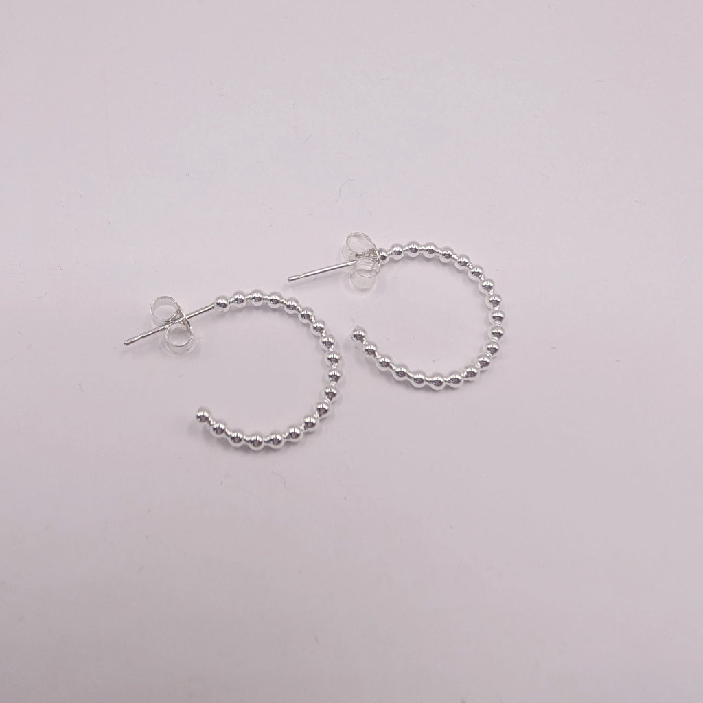 Beaded Hoop Earrings