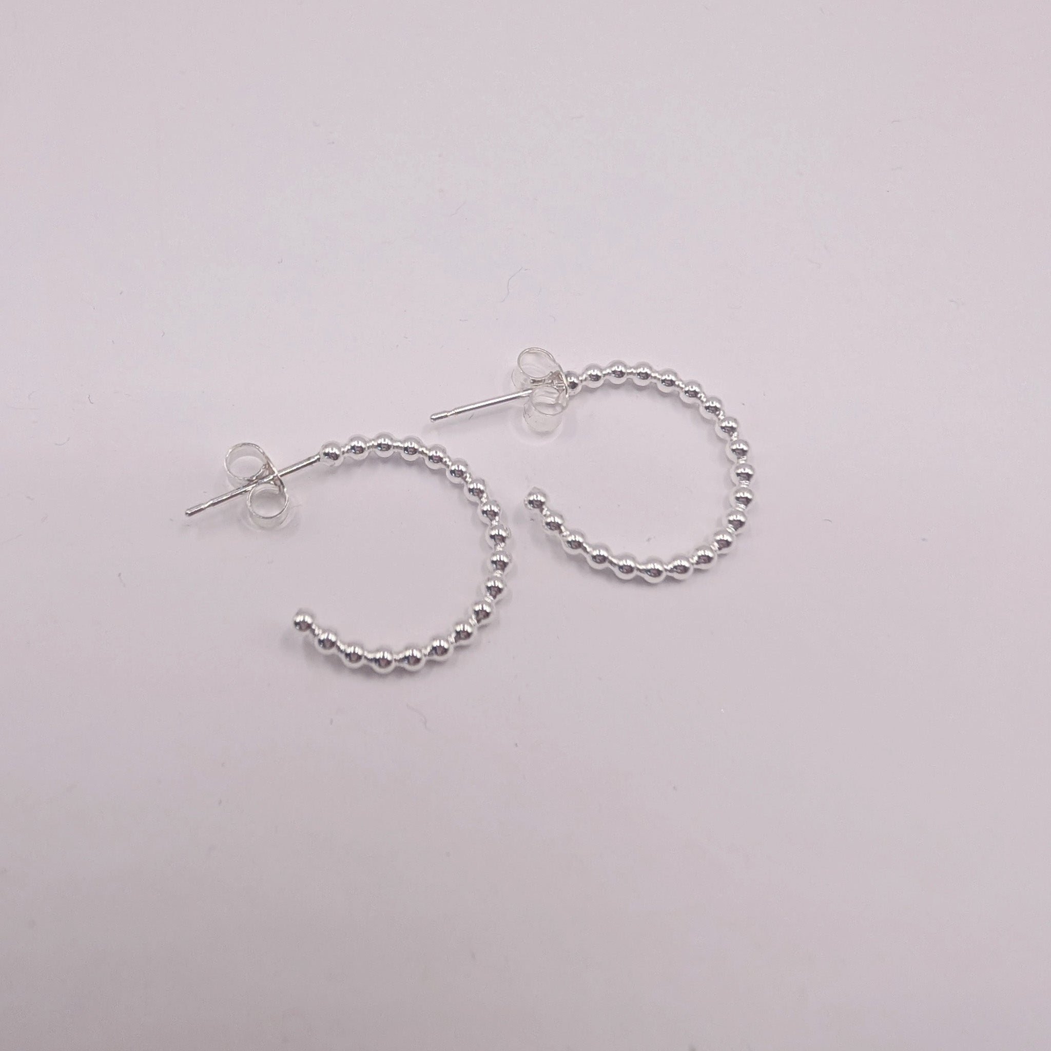 Beaded Hoop Earrings