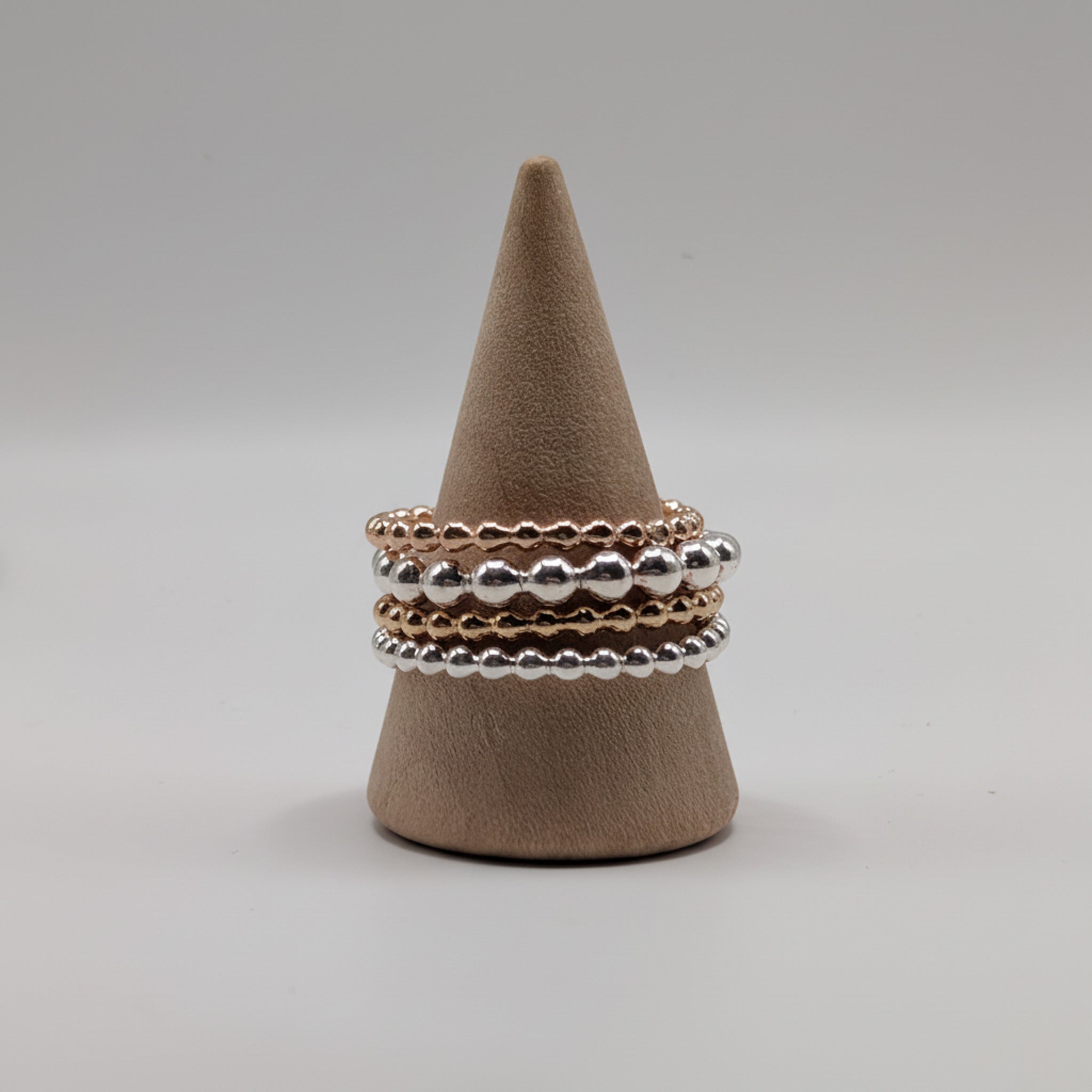 Beaded Stacker Rings