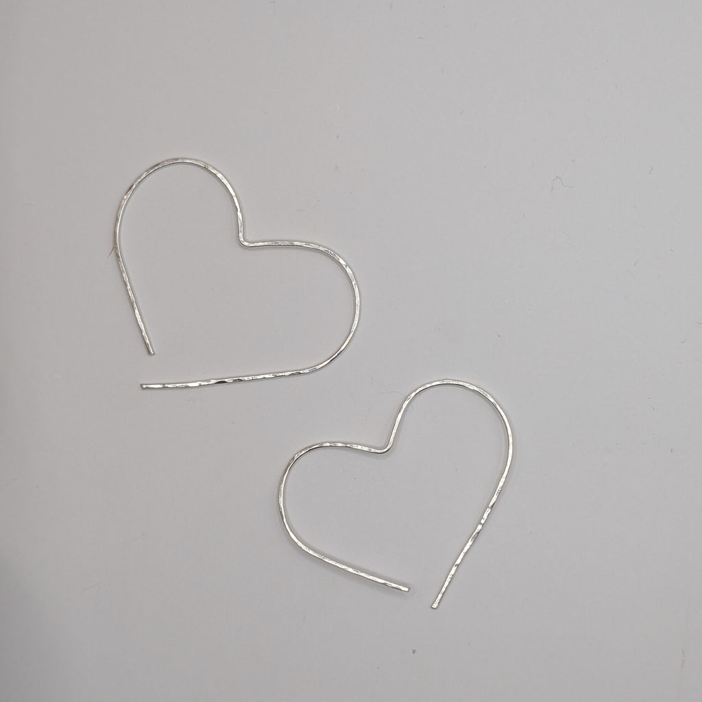 Heart Hoop Earrings