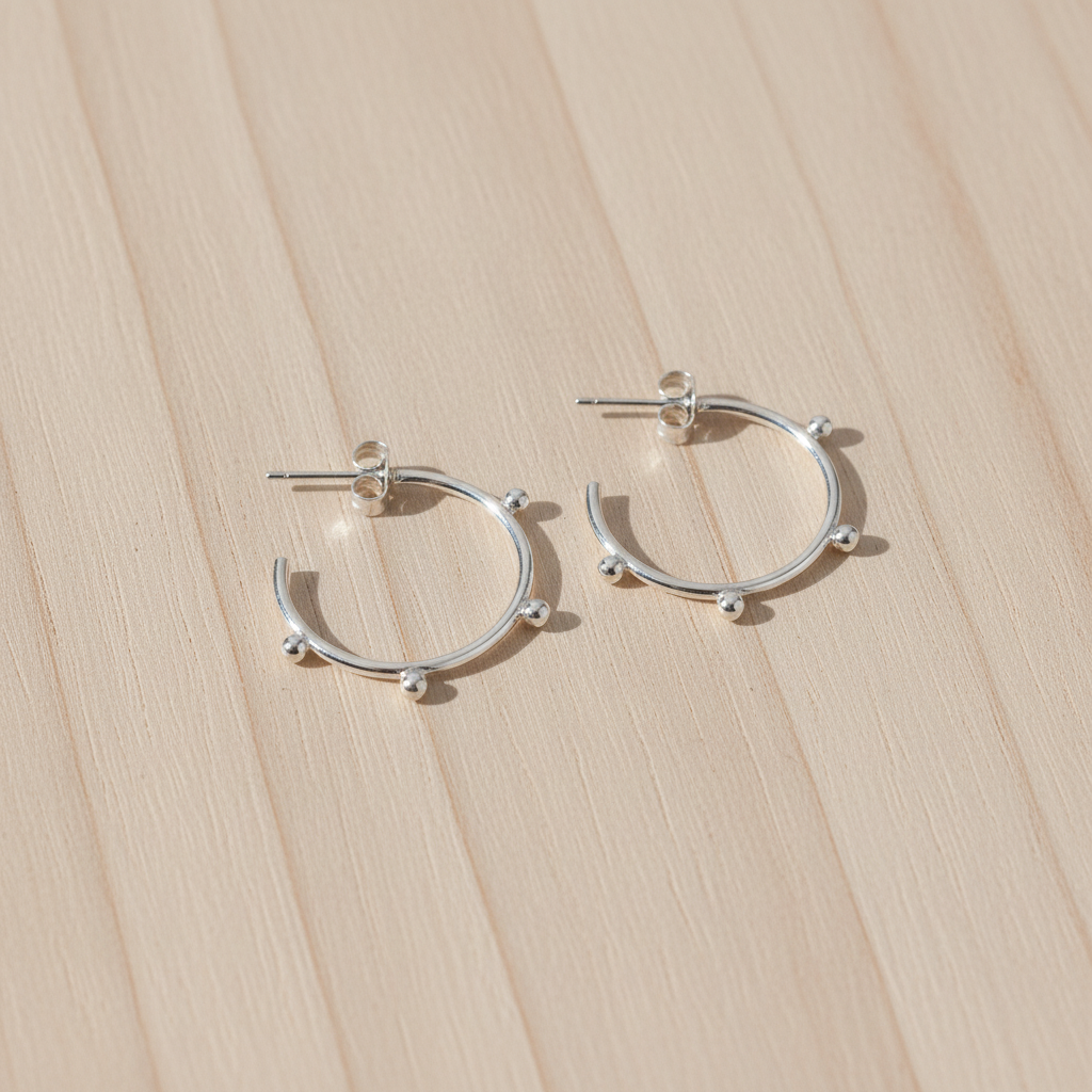 Orbit Hoop Earrings