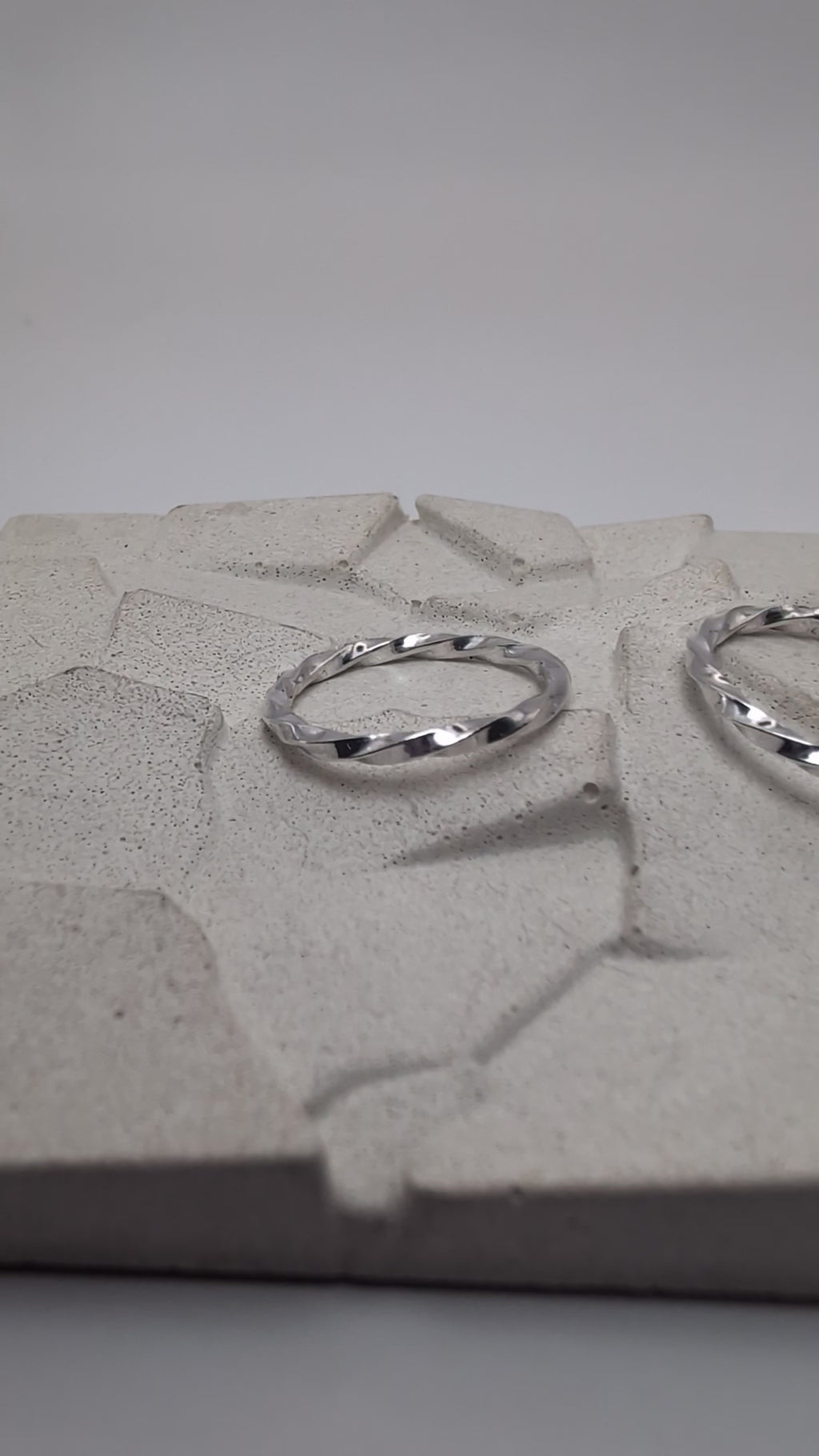 Silver Twister Ring