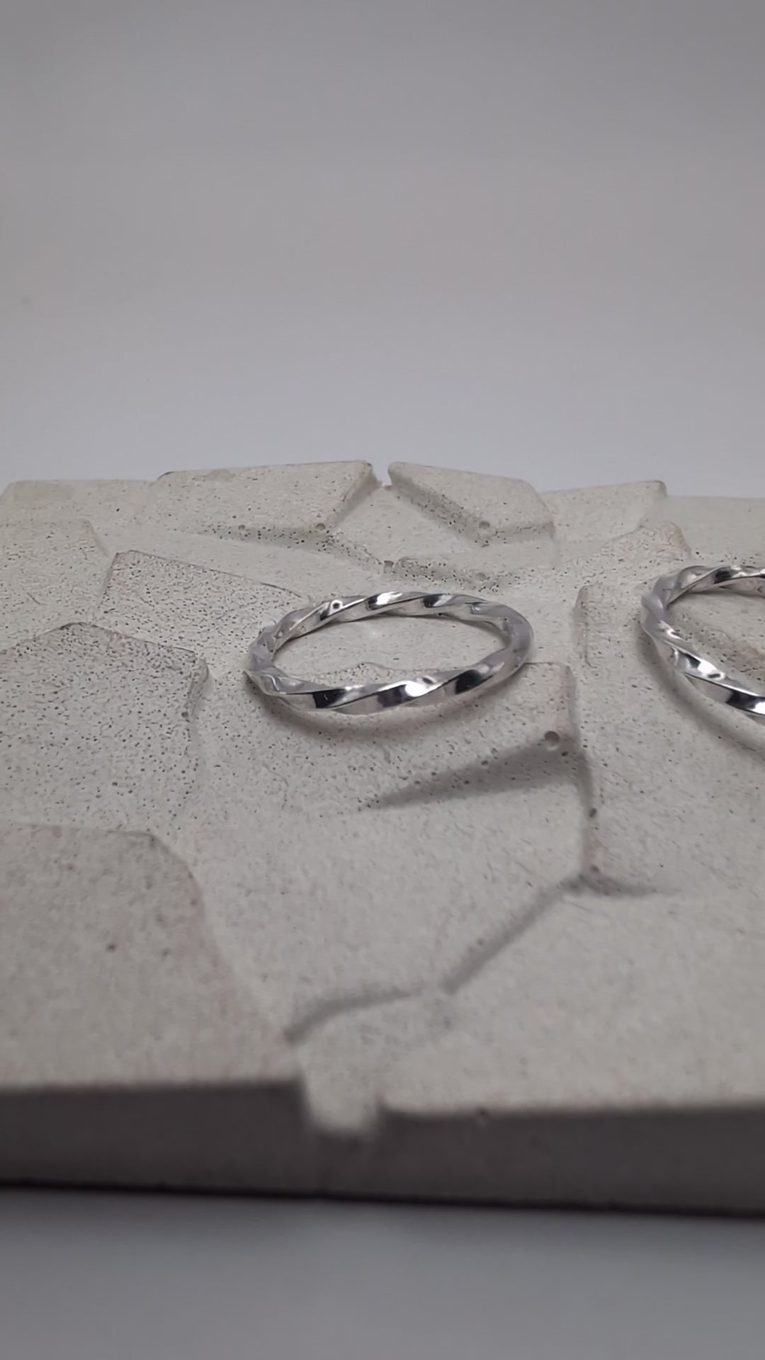 Silver Twister Ring
