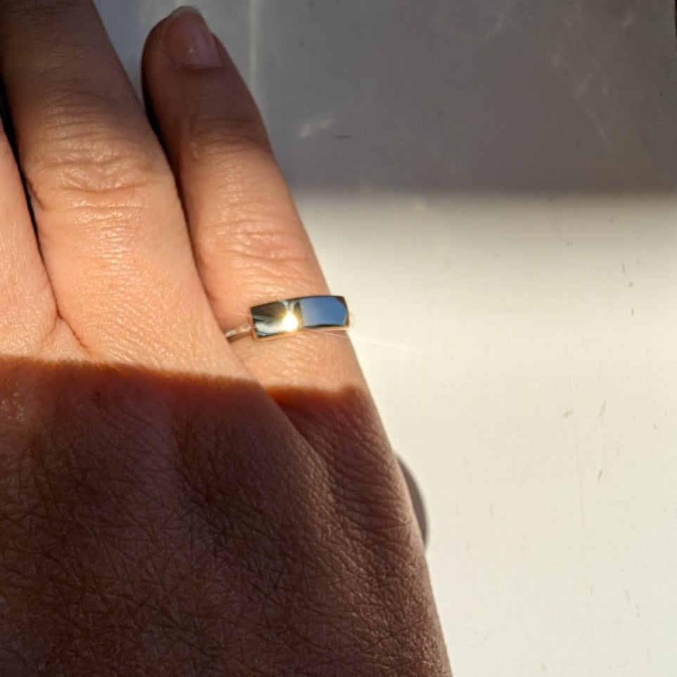 Gold Bar Ring