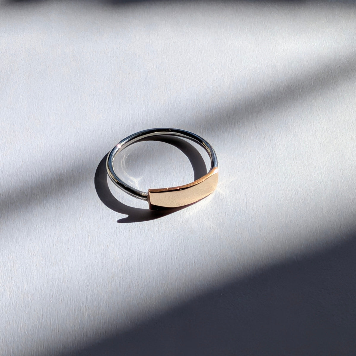Gold Bar Ring