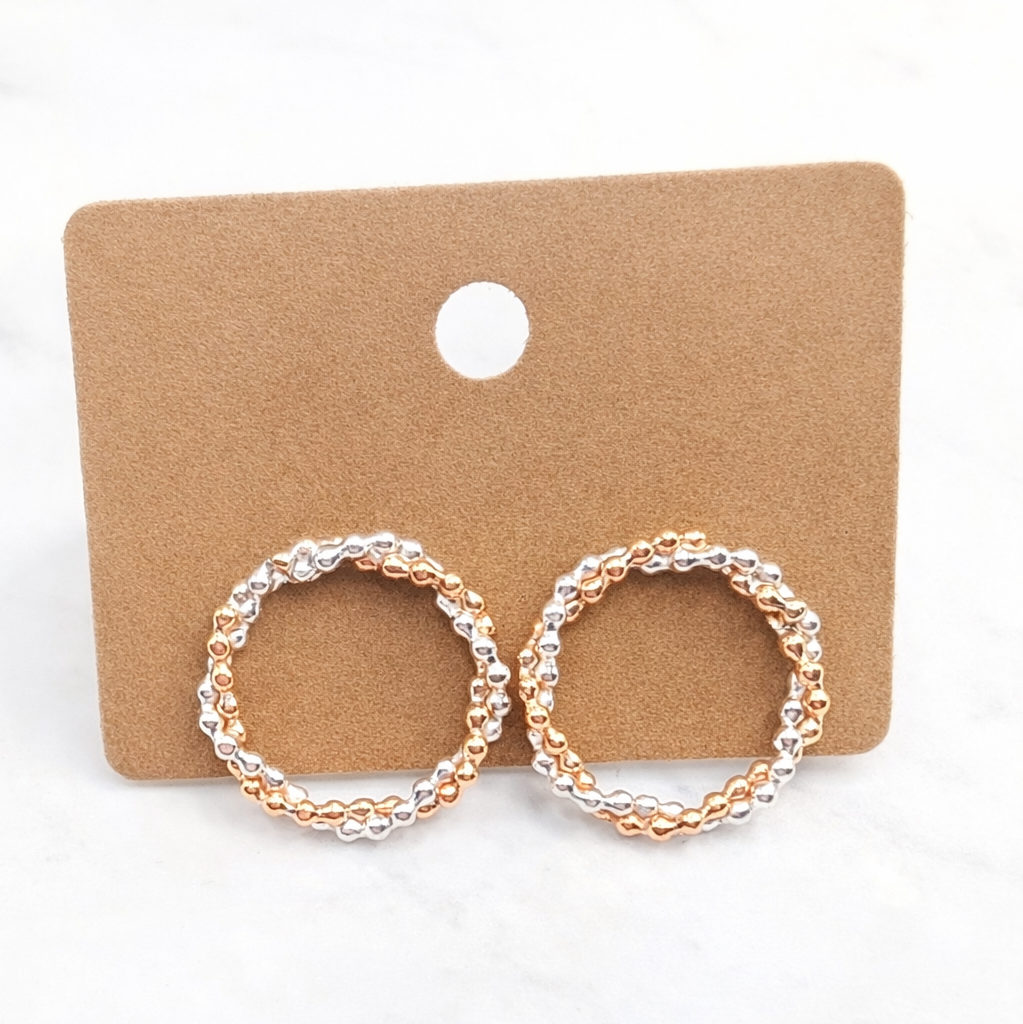 Lumin circle studs