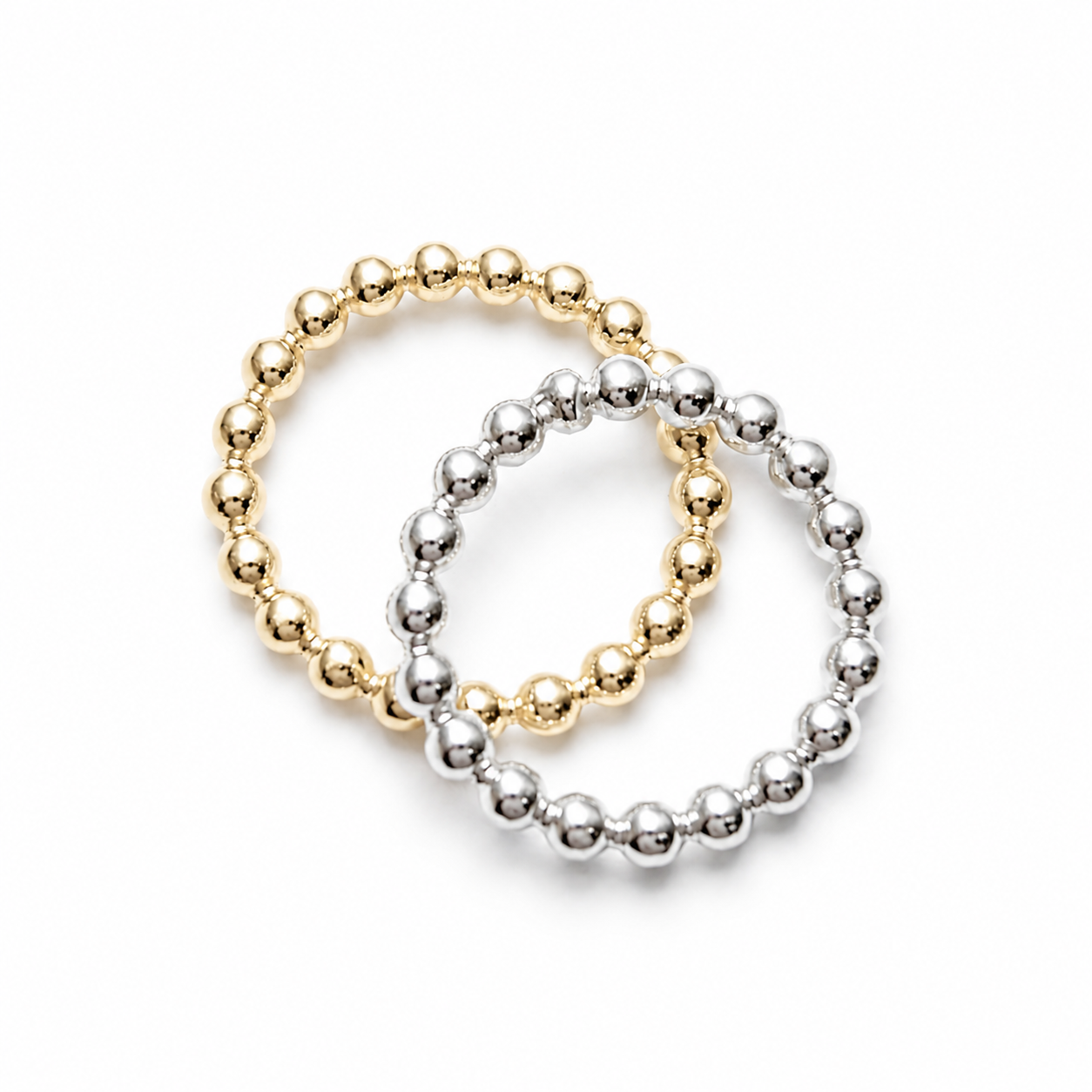Beaded Stacker Rings